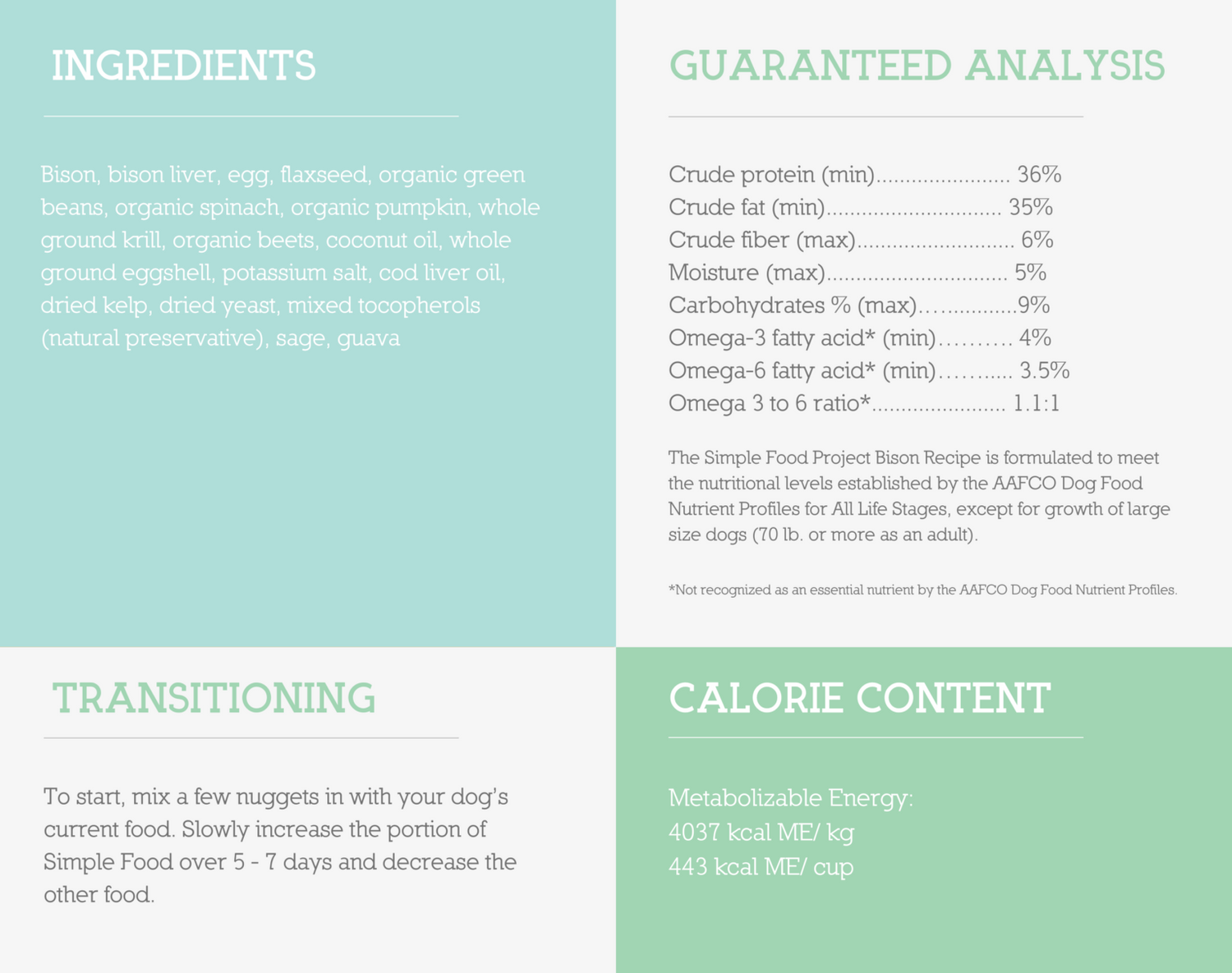 Small Nugget - Samples For Dogs