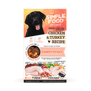 24oz package from 'The Simple Food Project' Chicken & Turkey.