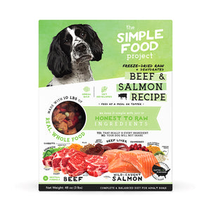 48oz package so Simple food project beef and salmon recipe for dogs.
