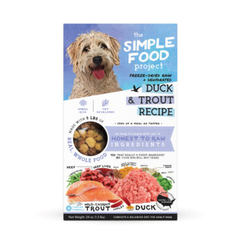 Duck & Trout Recipe (FOR DOGS)