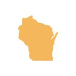 yellow Wisconsin state
