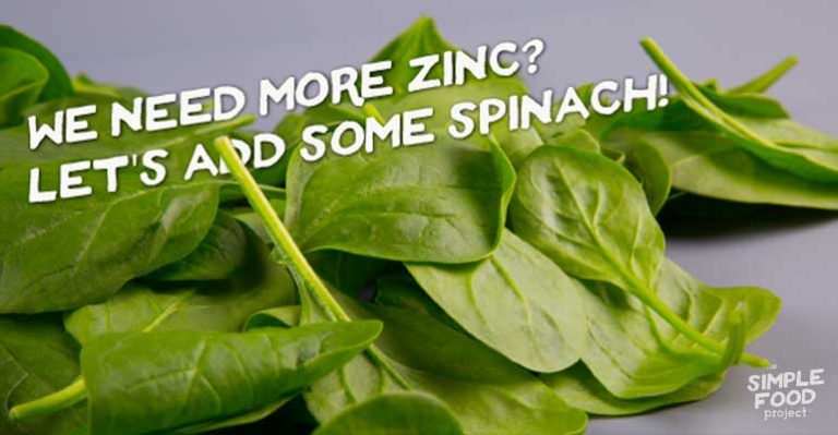 We Need More Zinc? Let's Add Some Spinach!