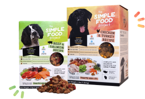 Image of the Simple Food Project's Chicken & Turkey and Beef & Salmon for dogs